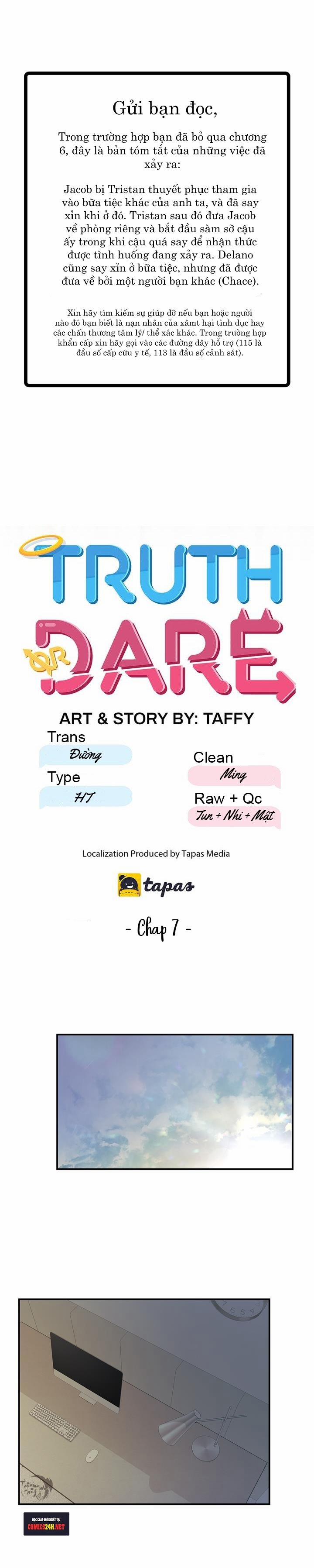 Truth Or Dare 7 trang 0