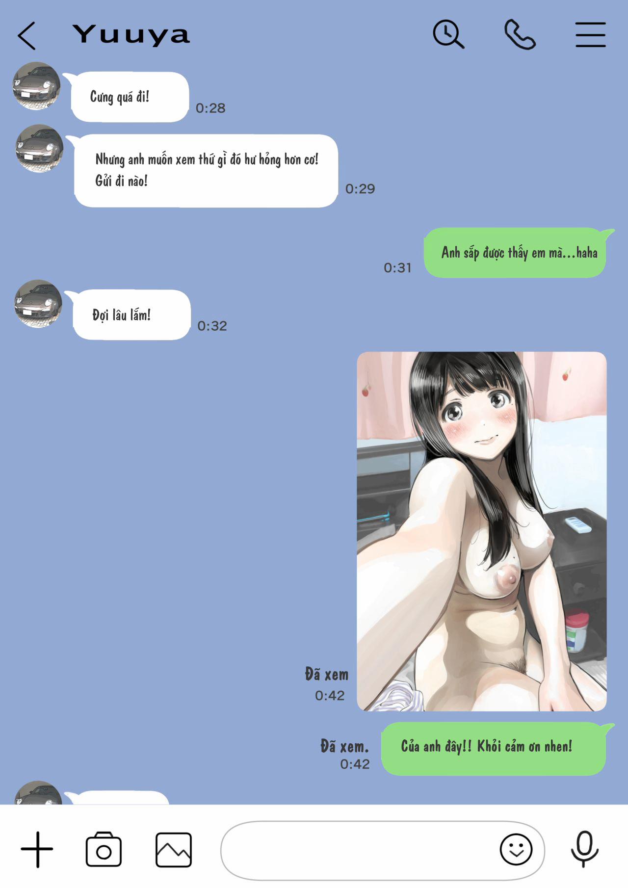 Truyện Phát hiện sừng khi xem trộm điện thoại bạn gái 2 trang 13