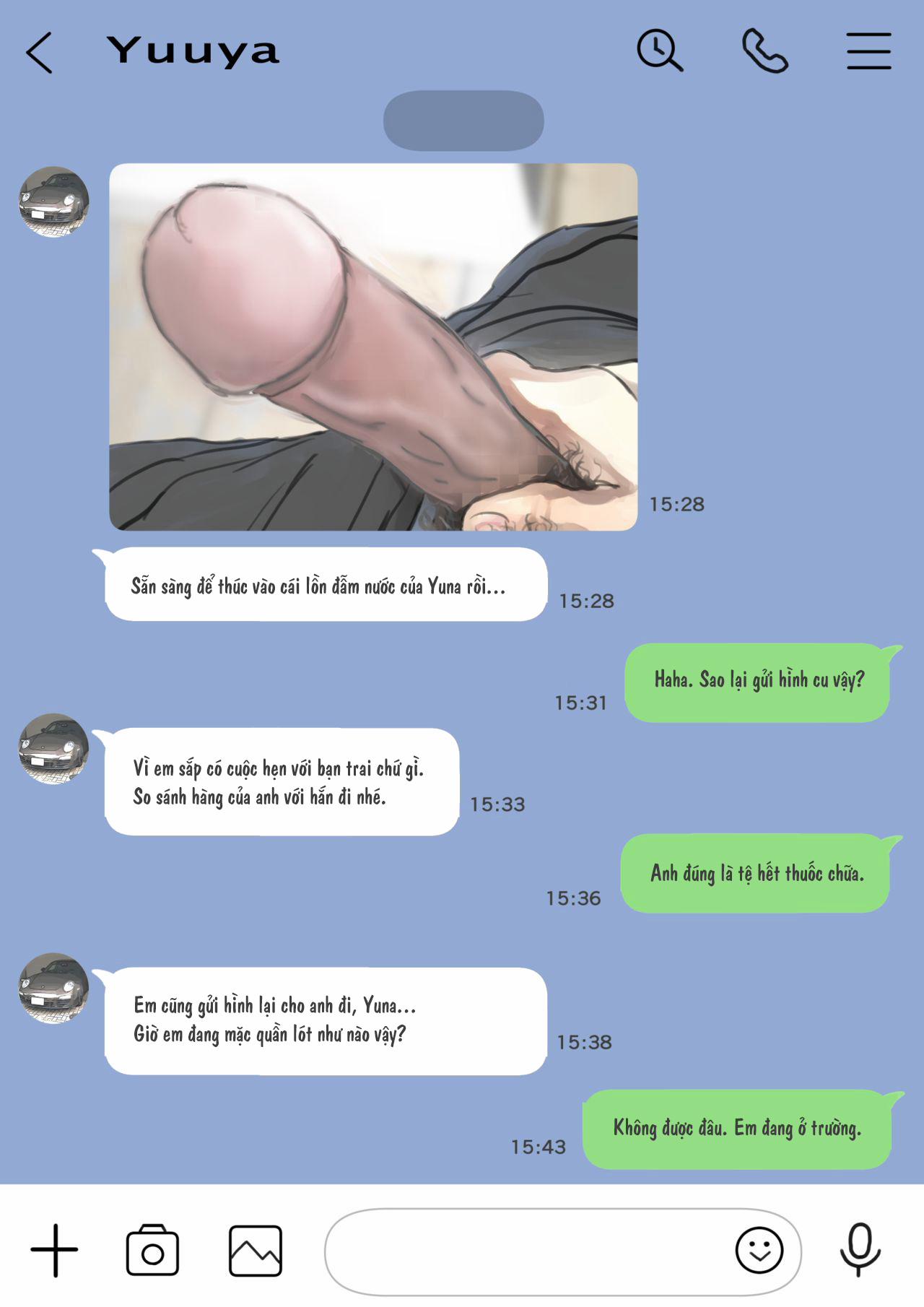 Truyện Phát hiện sừng khi xem trộm điện thoại bạn gái 2 trang 6