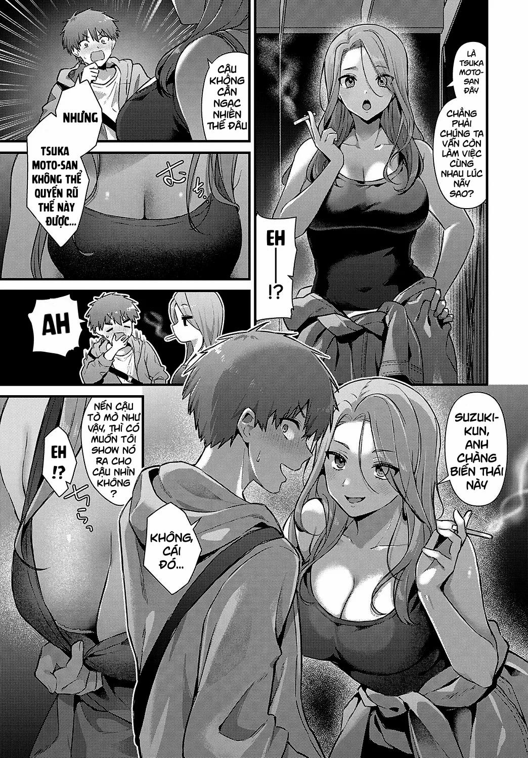Tsukamoto-san no Yoru no Kao Oneshot trang 4