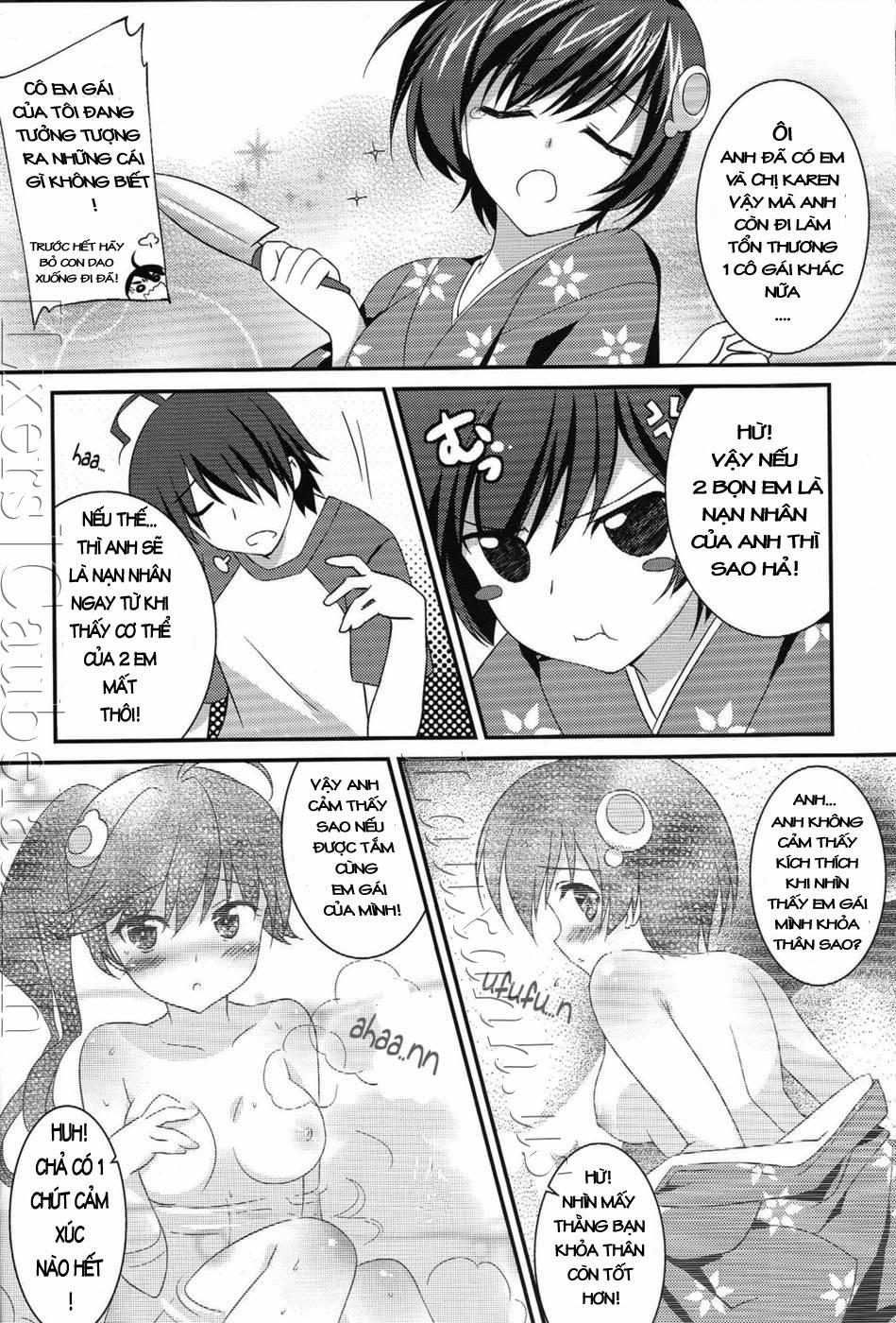 Tsukihi Karen and I Fight Too Much (Bakemonogatari) Oneshot trang 4