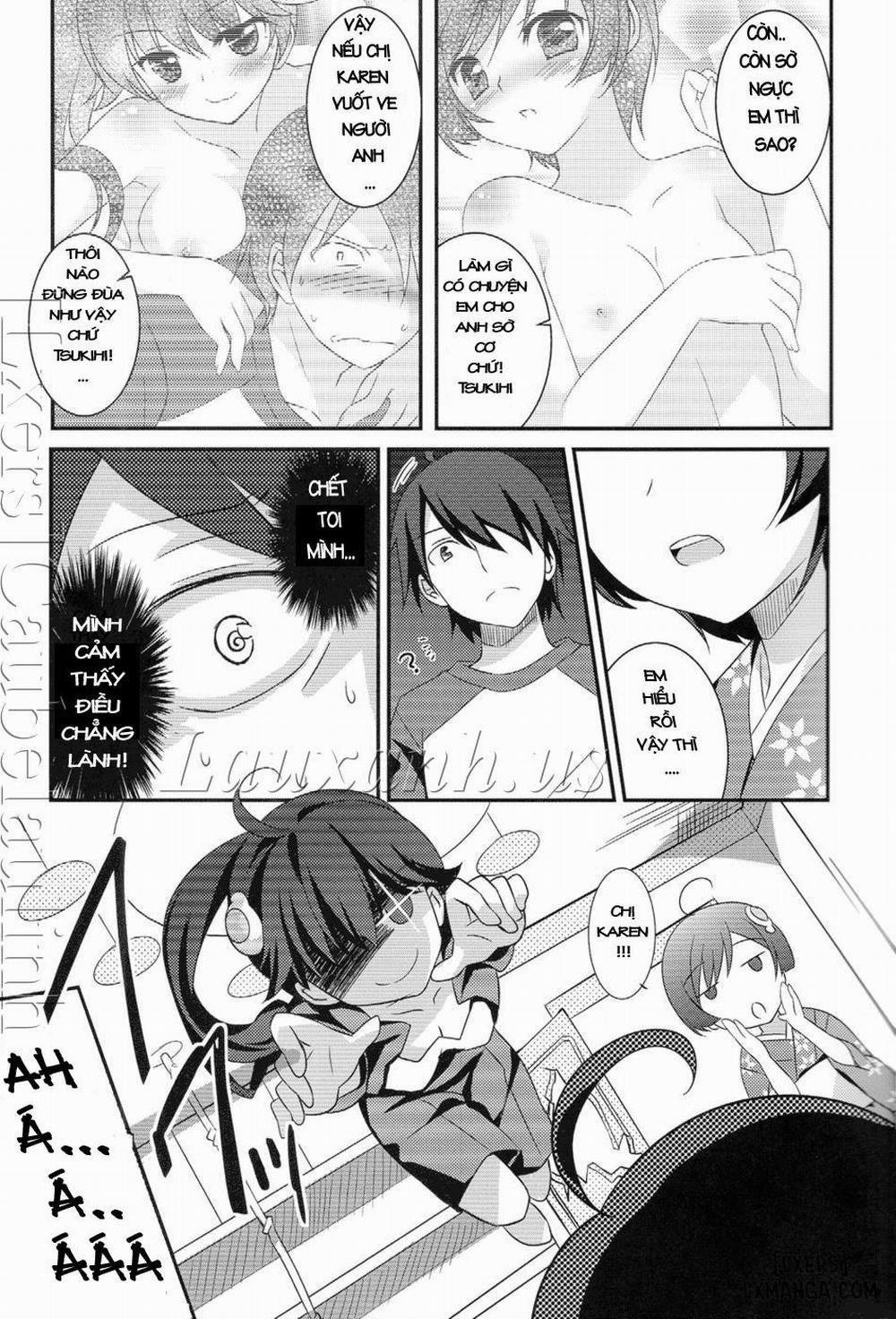 Tsukihi Karen and I Fight Too Much Oneshot trang 5