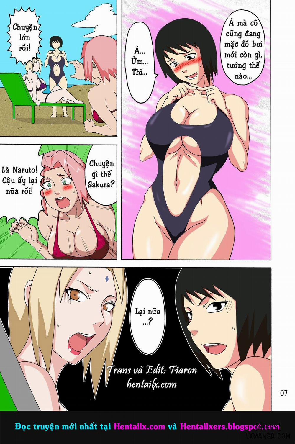 Tsunade's Obscene Beach Oneshot trang 7