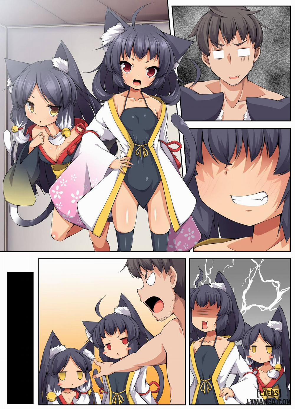 Tsundere Neko Shimai no Zenshin Gohoushi SEX Oneshot trang 5