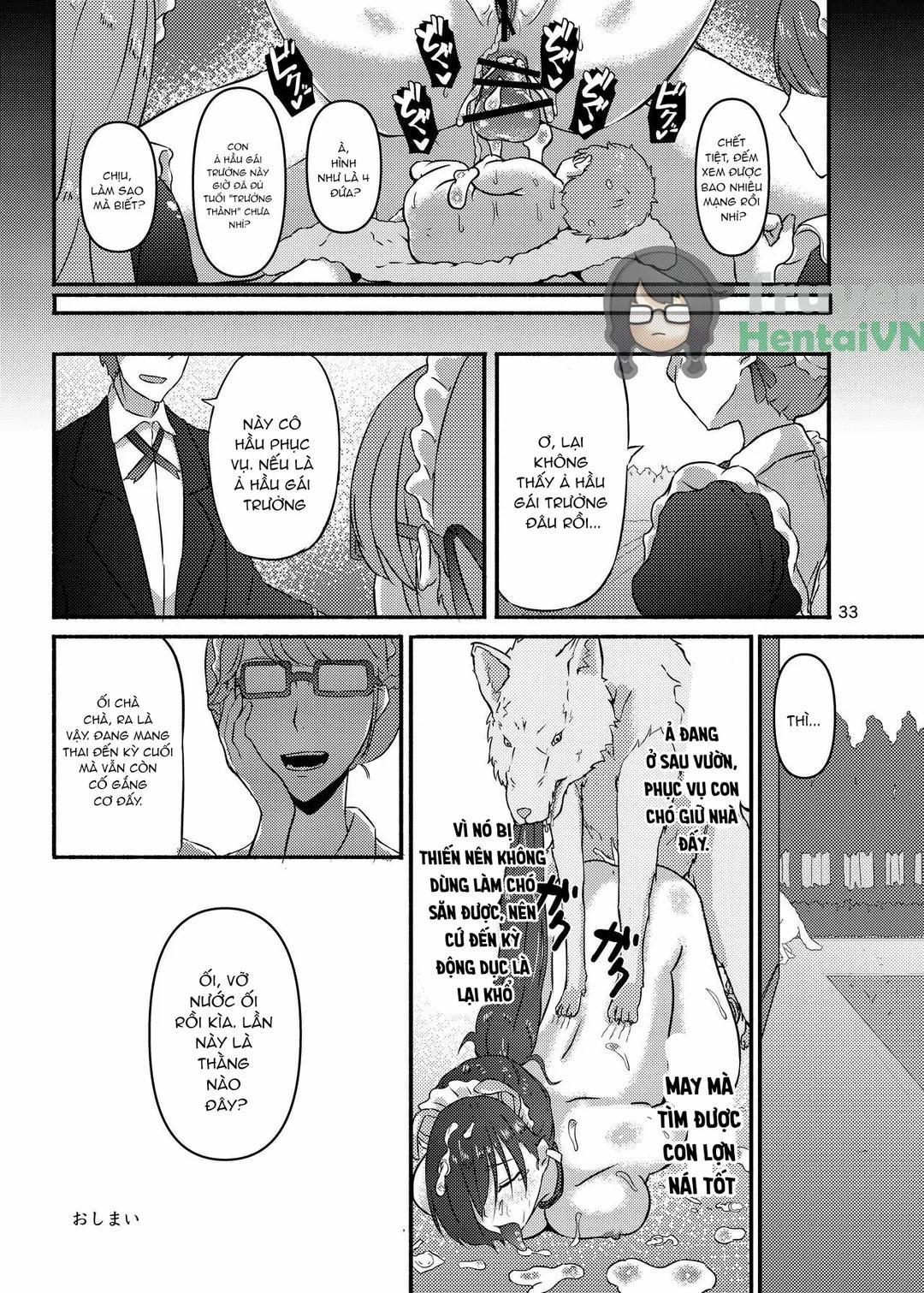 Từ nữ sinh bình thường thành hầu gái Oneshot trang 32