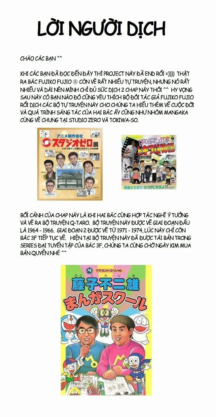 Tự Truyện Của Fujiko Fujio 2 trang 34