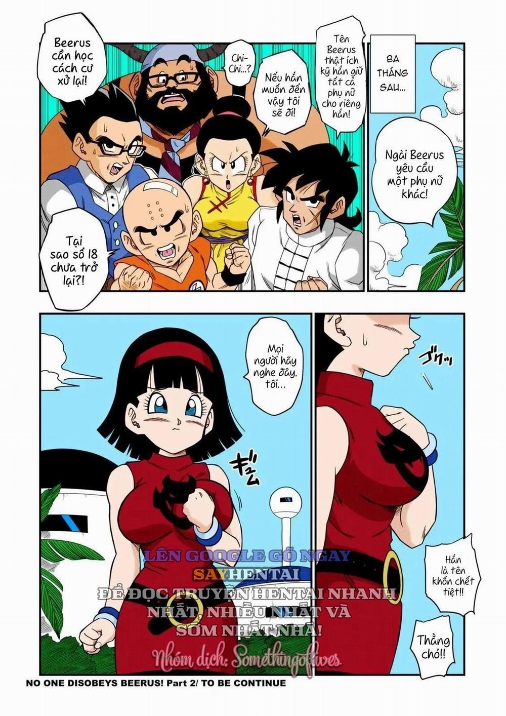 Tuyển Tập Bảy Viên Ngọc Rồng 18+ Không Ai Được Bất Kính Với Beerus trang 29