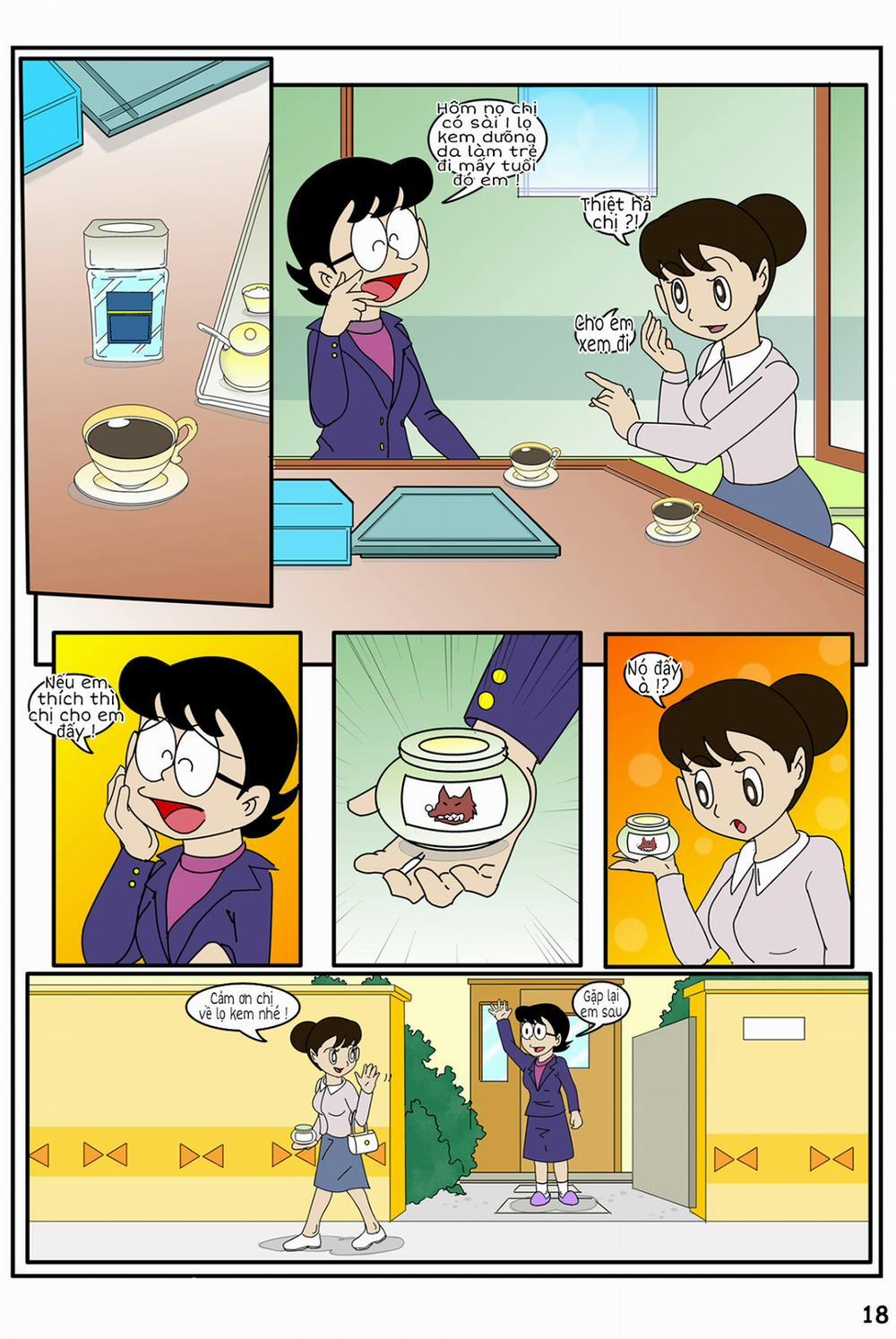 Tuyển Tập Doraemon Doujinshi 18+ 0 Kem chó sói 2 trang 1