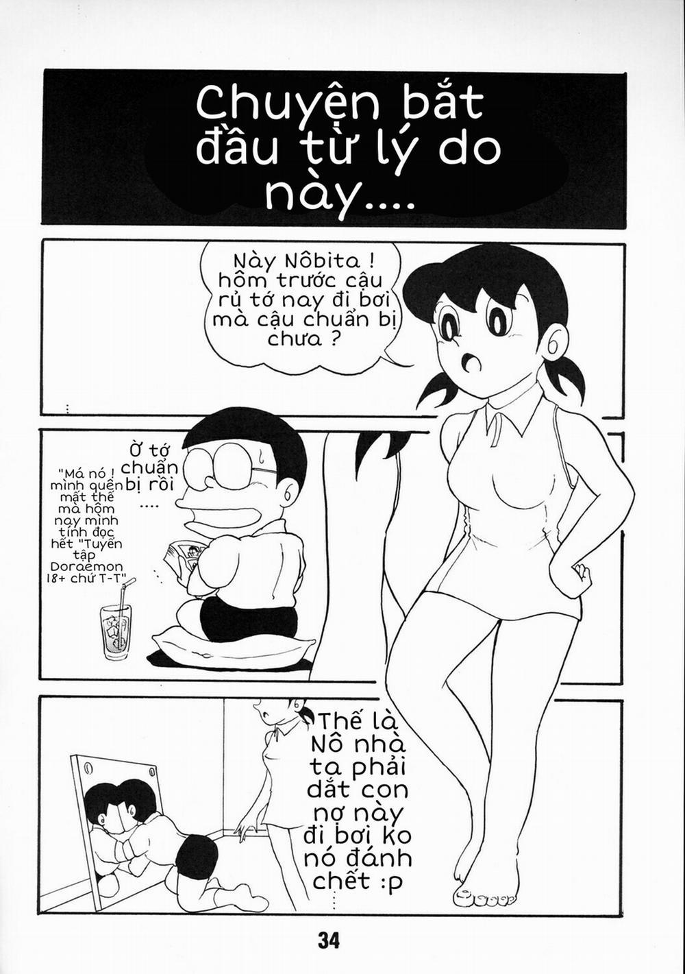 Tuyển Tập Doraemon Doujinshi 18+ 0 Rủ mà quên trang 4