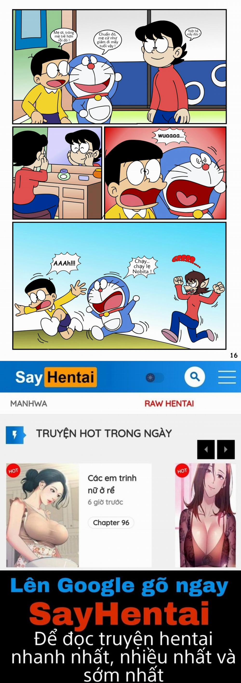 Tuyển Tập Doraemon Doujinshi 18+ 19- Kem chó sói 1 trang 17