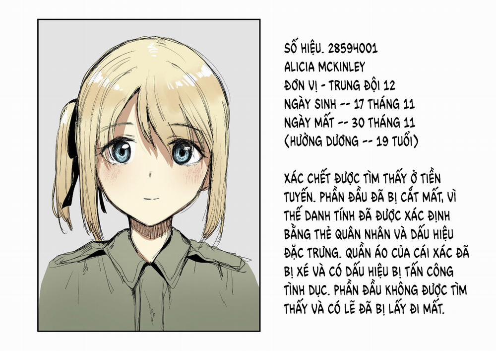 Tuyển Tập Truyện Ngắn Về Chiến Tranh Của Kubikiri Cái Chết Của Alicia 0 Corpse Verification 0 Alicia Death trang 10