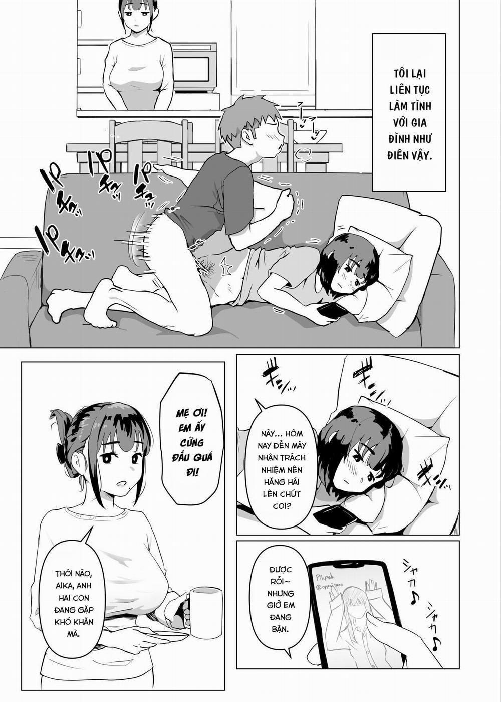 Uchi de wa Kazoku Sex wa Joushiki Rashii 1 trang 16