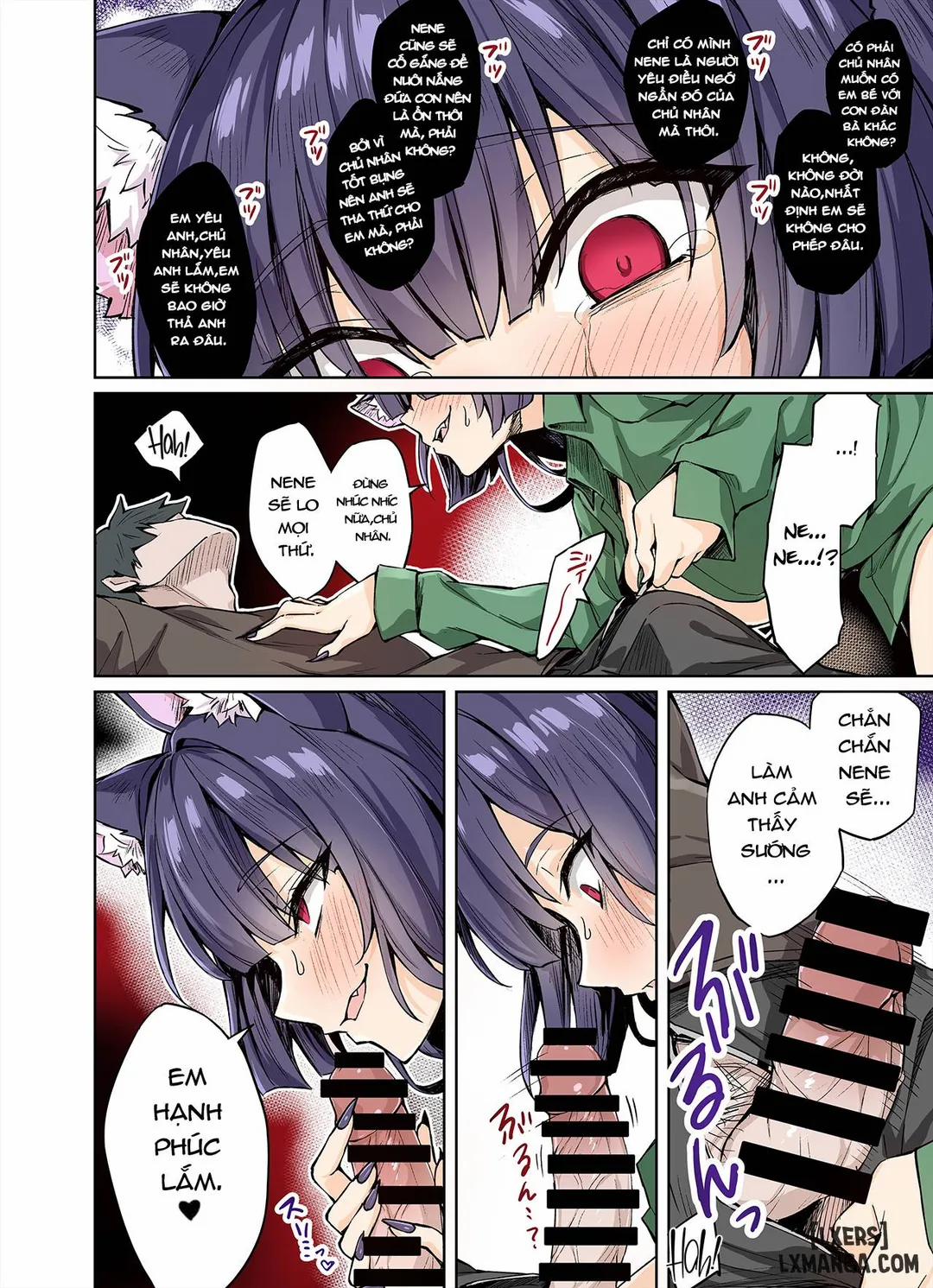 Uchi no Yandere na Kaineko-chan ni Mechakucha ni Shiborarechau Hanashi Oneshot trang 12