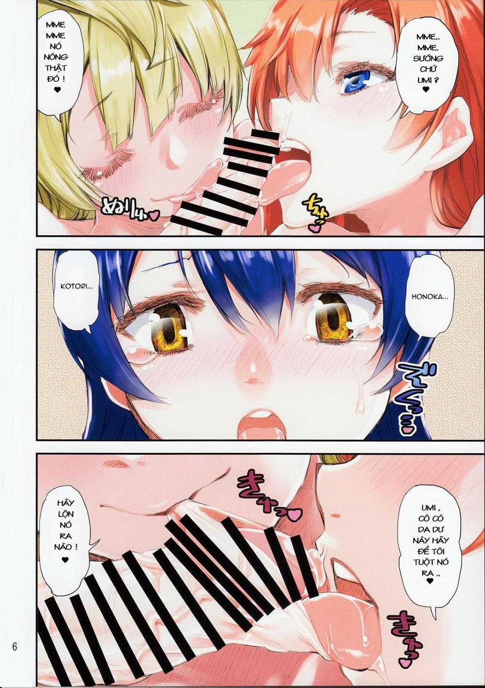Umi-Chan O Futari De Succhau Hon (Love Live) Oneshot trang 5