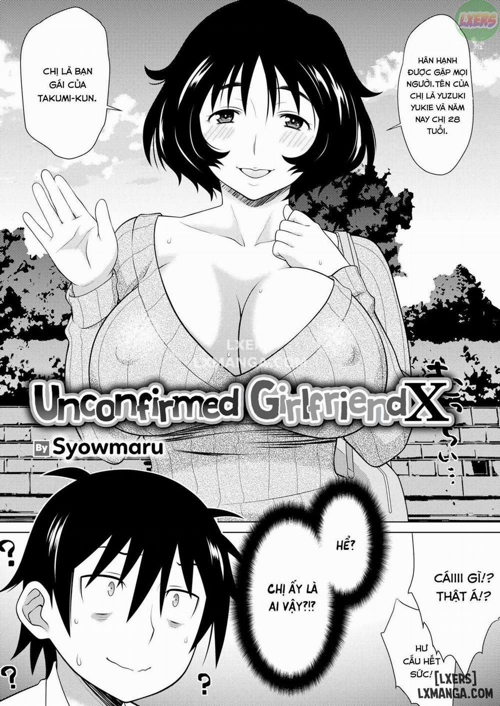 Unconfirmed Girlfriend X Oneshot trang 1