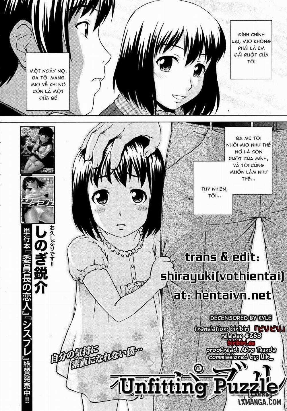 Unfitting Puzzle Oneshot trang 1