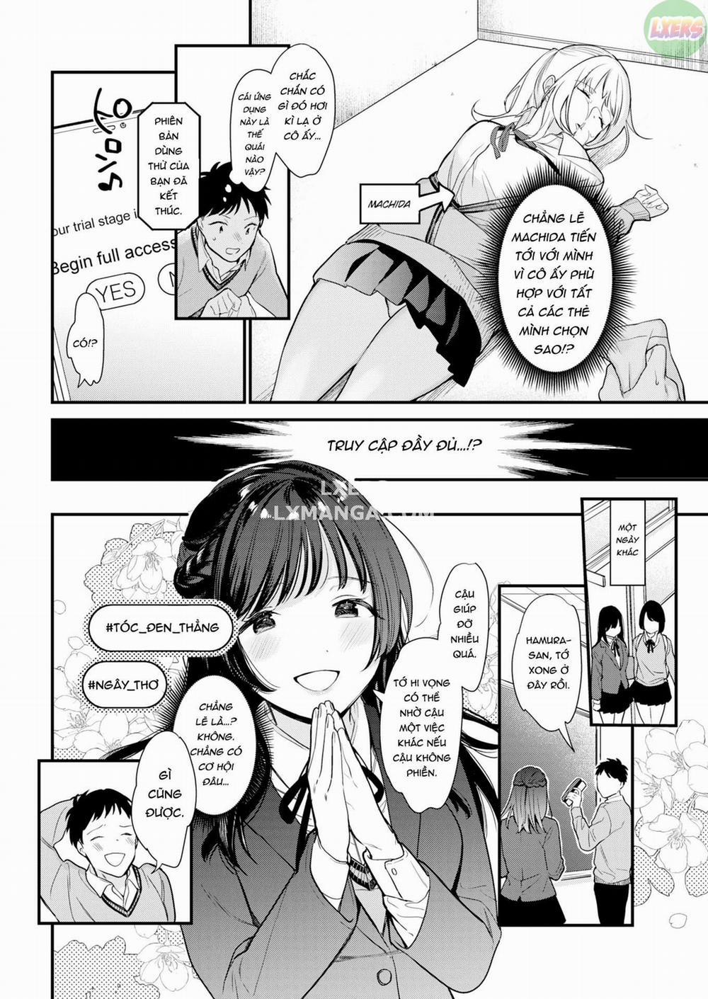 Ứng dụng kết nối bạn tình Oneshot trang 4