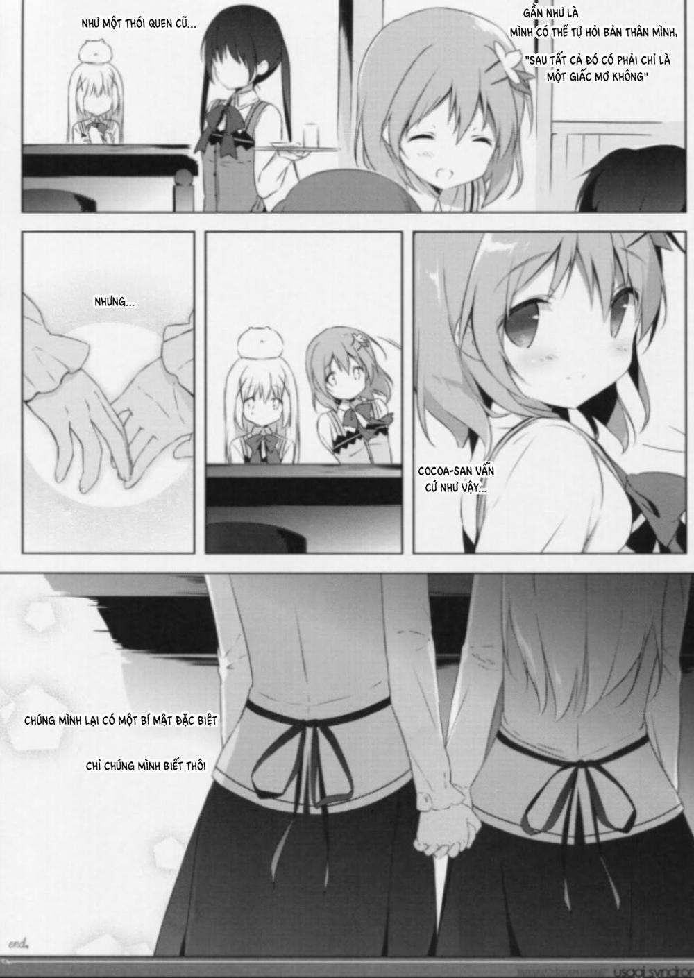 Usagi Syndrome 2 (Gochuumon Wa Usagi Desu Ka) Oneshot trang 20