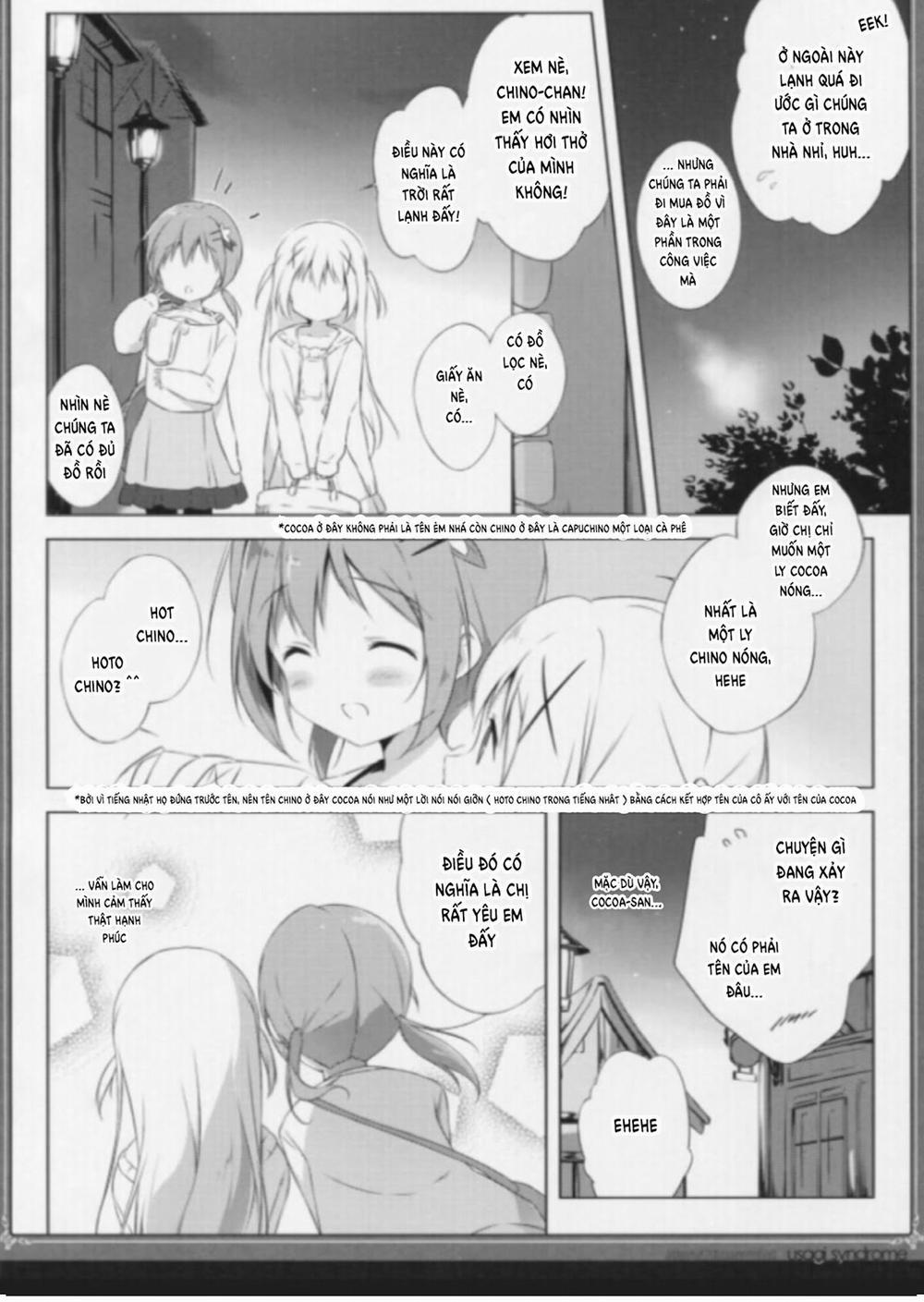 Usagi Syndrome 2 (Gochuumon Wa Usagi Desu Ka) Oneshot trang 8
