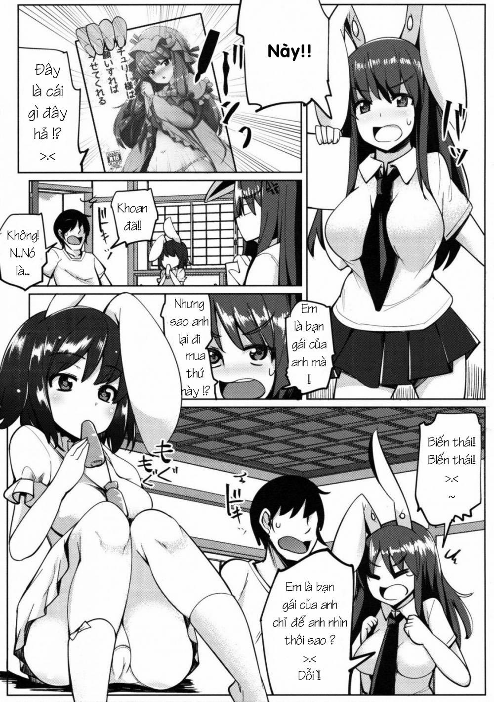 Uwaki Shite Tewi-chan to Sex Shita (Touhou) One-shot trang 3