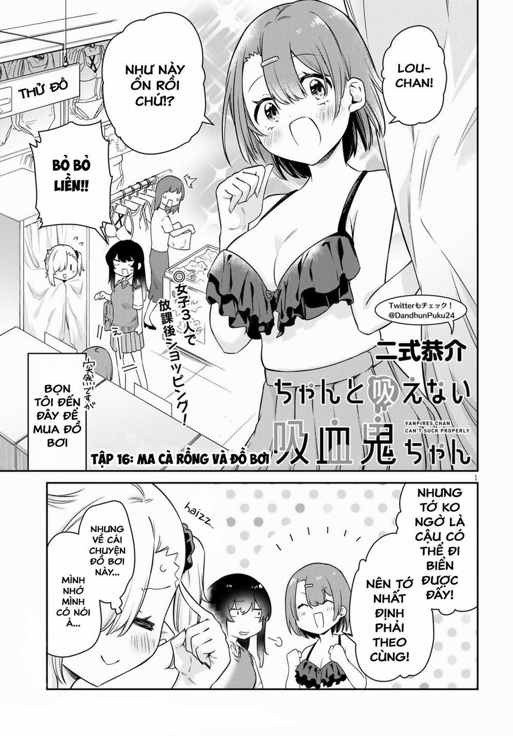 Vampire-Chan Can't Suck Properly 16 trang 1