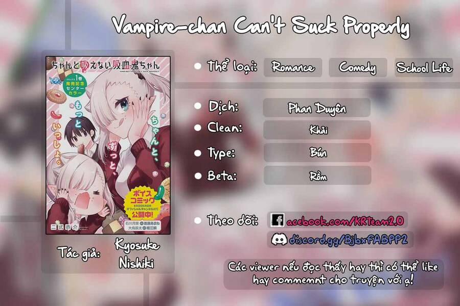 Vampire-Chan Can't Suck Properly 23 trang 0