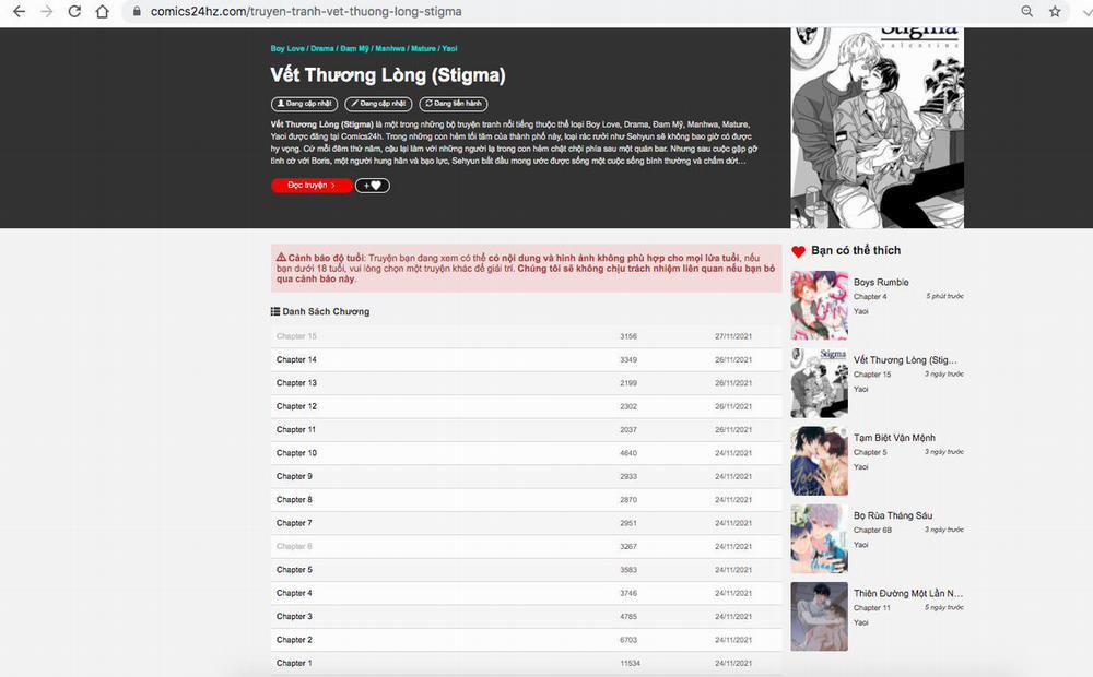 Vết Thương Lòng (Stigma) 18 trang 1