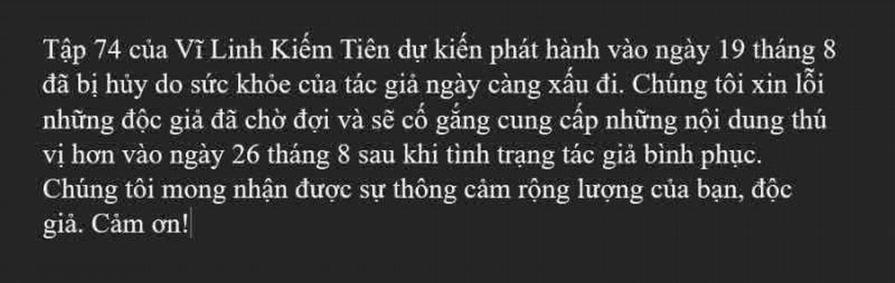 Vĩ Linh Kiếm Tiên 73.1 trang 0