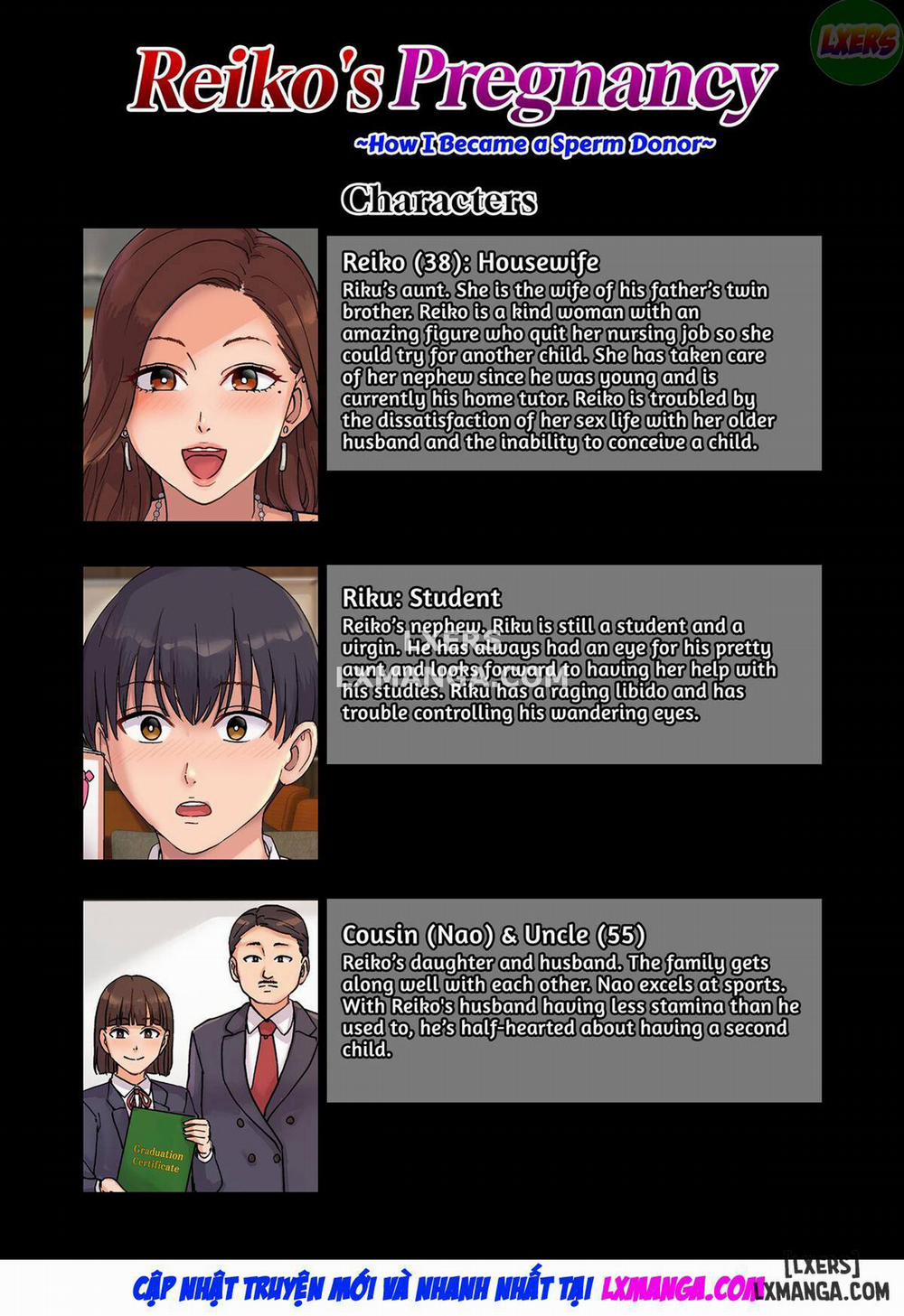 Việc Thụ Thai Của Reiko - Tôi Đã Trở Thành Nguồn Cung Cấp Tinh Dịch- Truyện Màu 1 trang 2