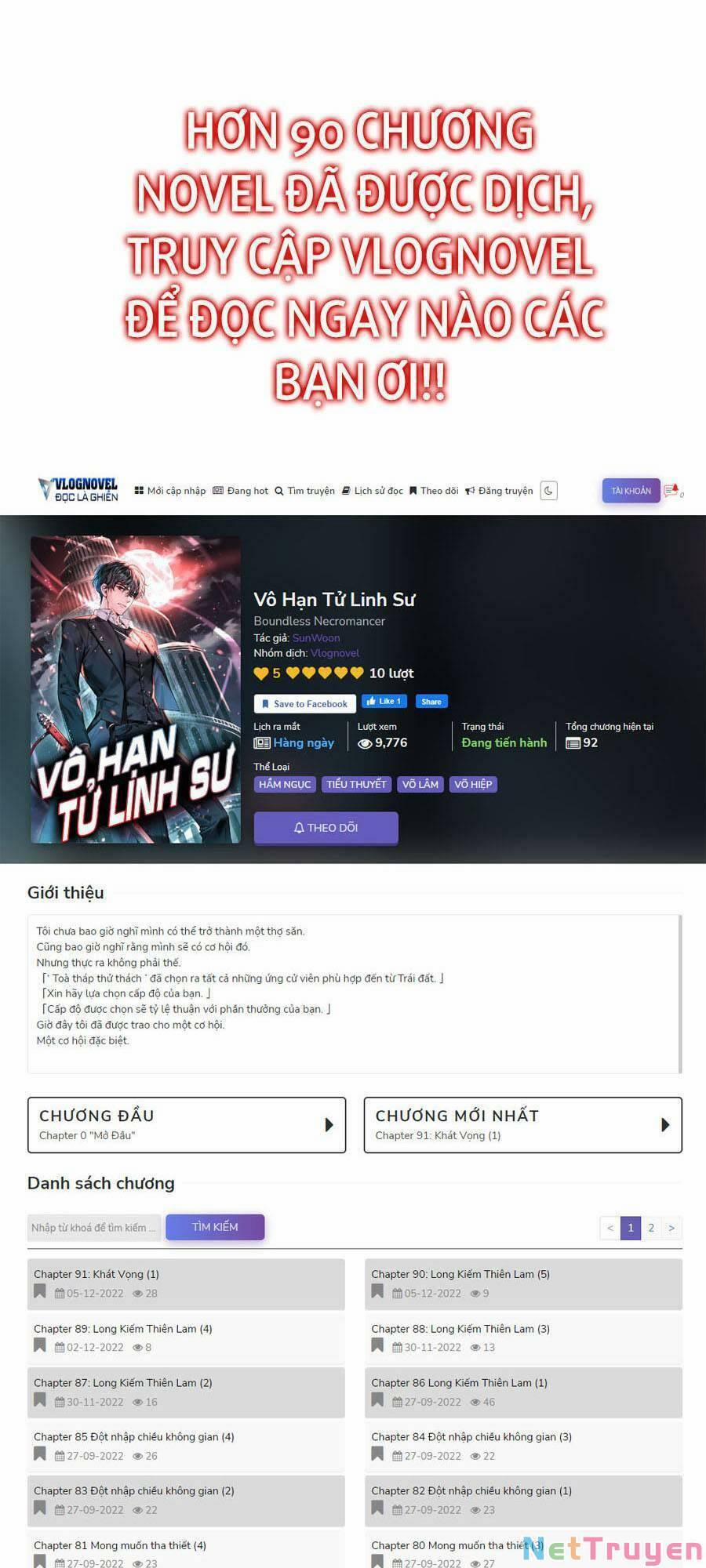 Vô Hạn Tử Linh Sư 8 trang 0