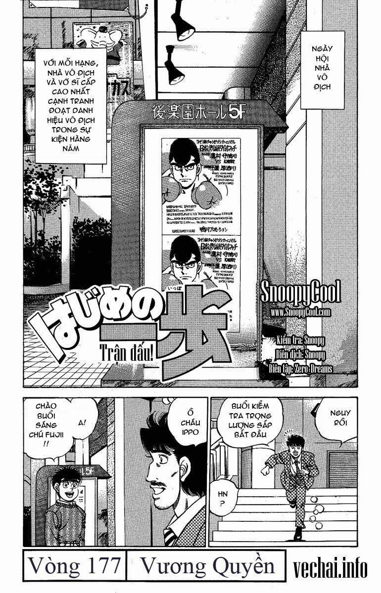 Võ Sĩ Quyền Anh Ippo 177 trang 1
