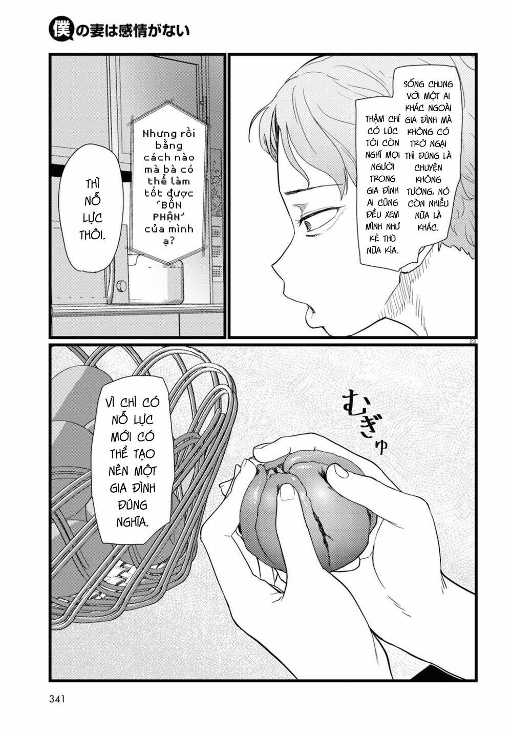 Vợ Tôi, ‘người’ Không Cảm Xúc 23 trang 24