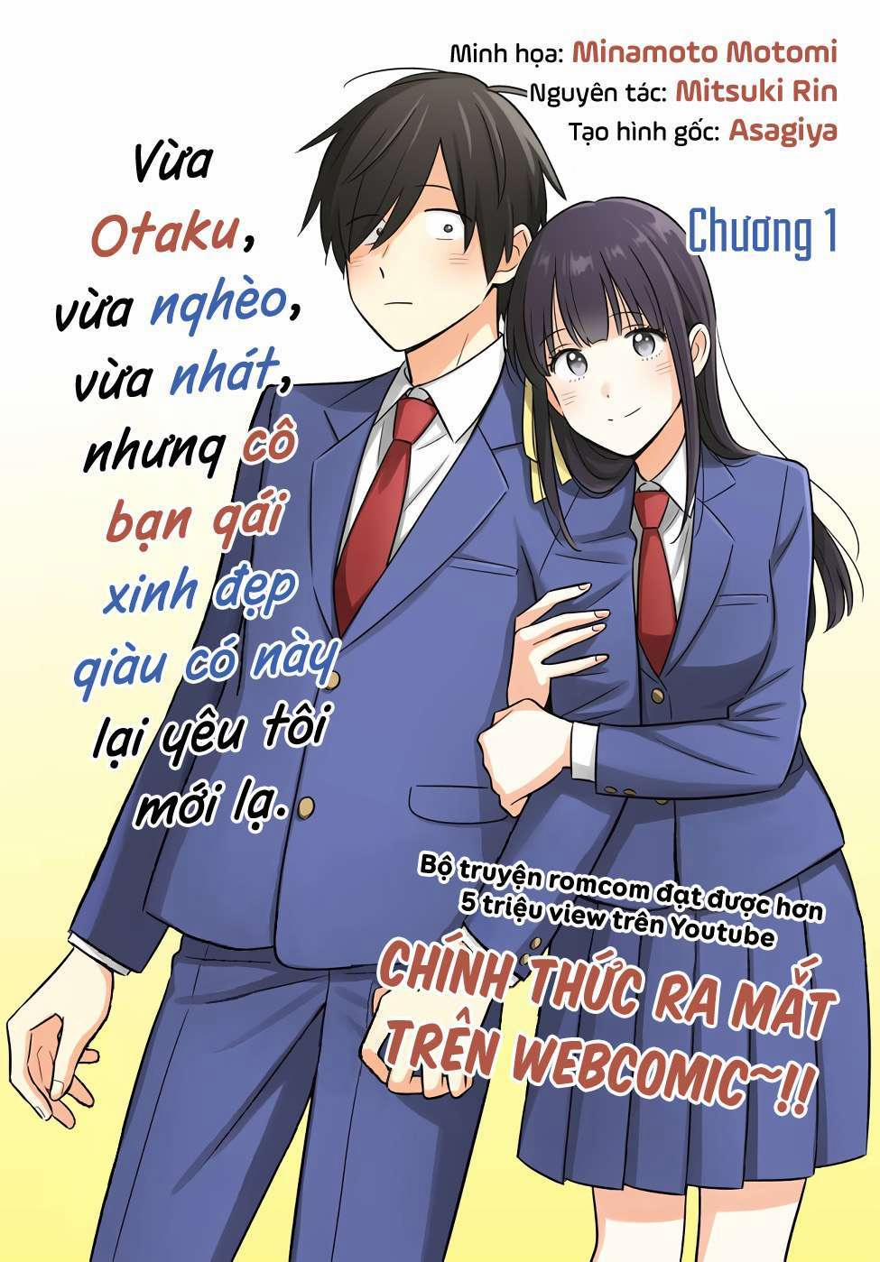 Vừa Otaku, Vừa Nghèo, Vừa Nhát, Nhưng Cô Bạn Gái Xinh Đẹp Giàu Có Này Lại Yêu Tôi Mới Lạ 1 trang 1