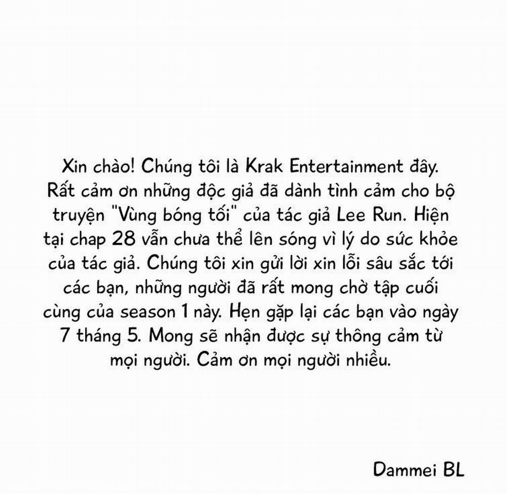 Vùng Bóng Tối 27.2 THÔNG BÁO trang 1