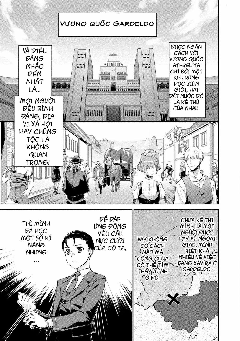 Wagamama Oujo Ni Tsukaeta Bannoushitsuji, Tonari No Teikoku De Saikyou No Gunjin Ni Nariagari Musousuru 0 Hướng tới vương quốc trang 13