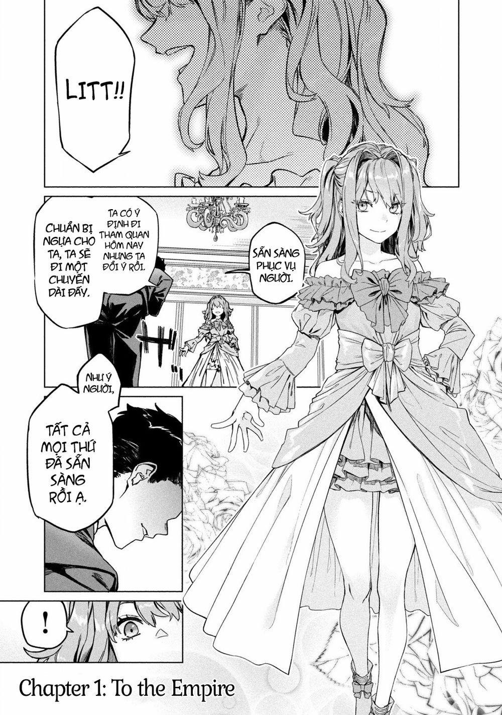 Wagamama Oujo Ni Tsukaeta Bannoushitsuji, Tonari No Teikoku De Saikyou No Gunjin Ni Nariagari Musousuru 0 Hướng tới vương quốc trang 4