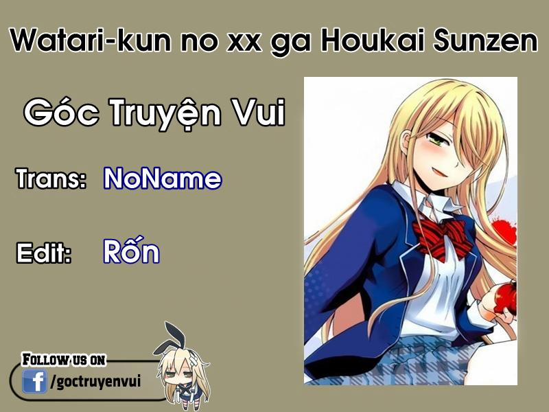 Watari-Kun No Xx Ga Houkai Sunzen 2 trang 1