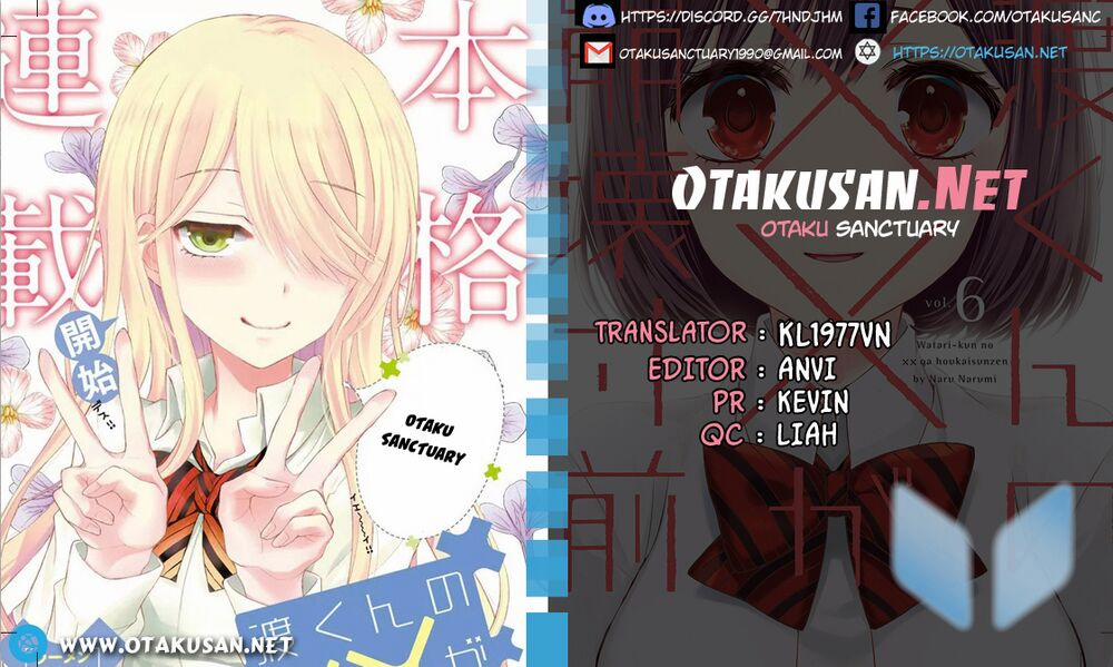 Watari-Kun No Xx Ga Houkai Sunzen 61 trang 0