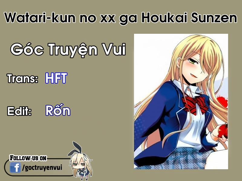 Watari-Kun No Xx Ga Houkai Sunzen 9 trang 0