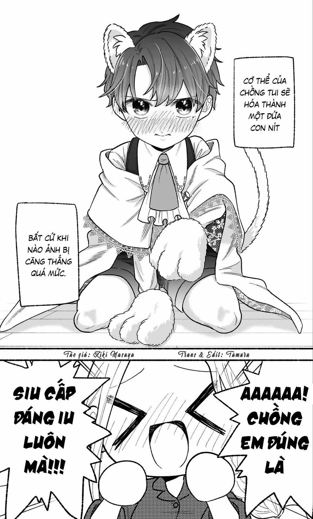 Watashi No Otto Wa Stress Ga Tamaru To Shota Kasuru 0 Outfit mèo con trang 0