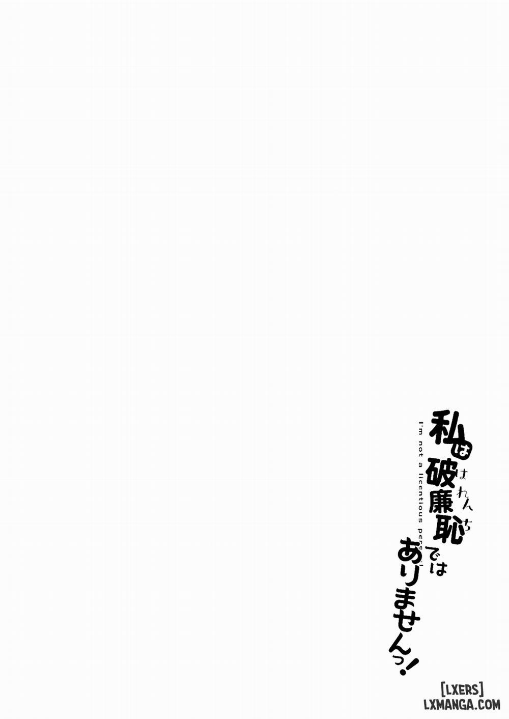 Watashi wa Harenchi dewa Arimasen Oneshot trang 3