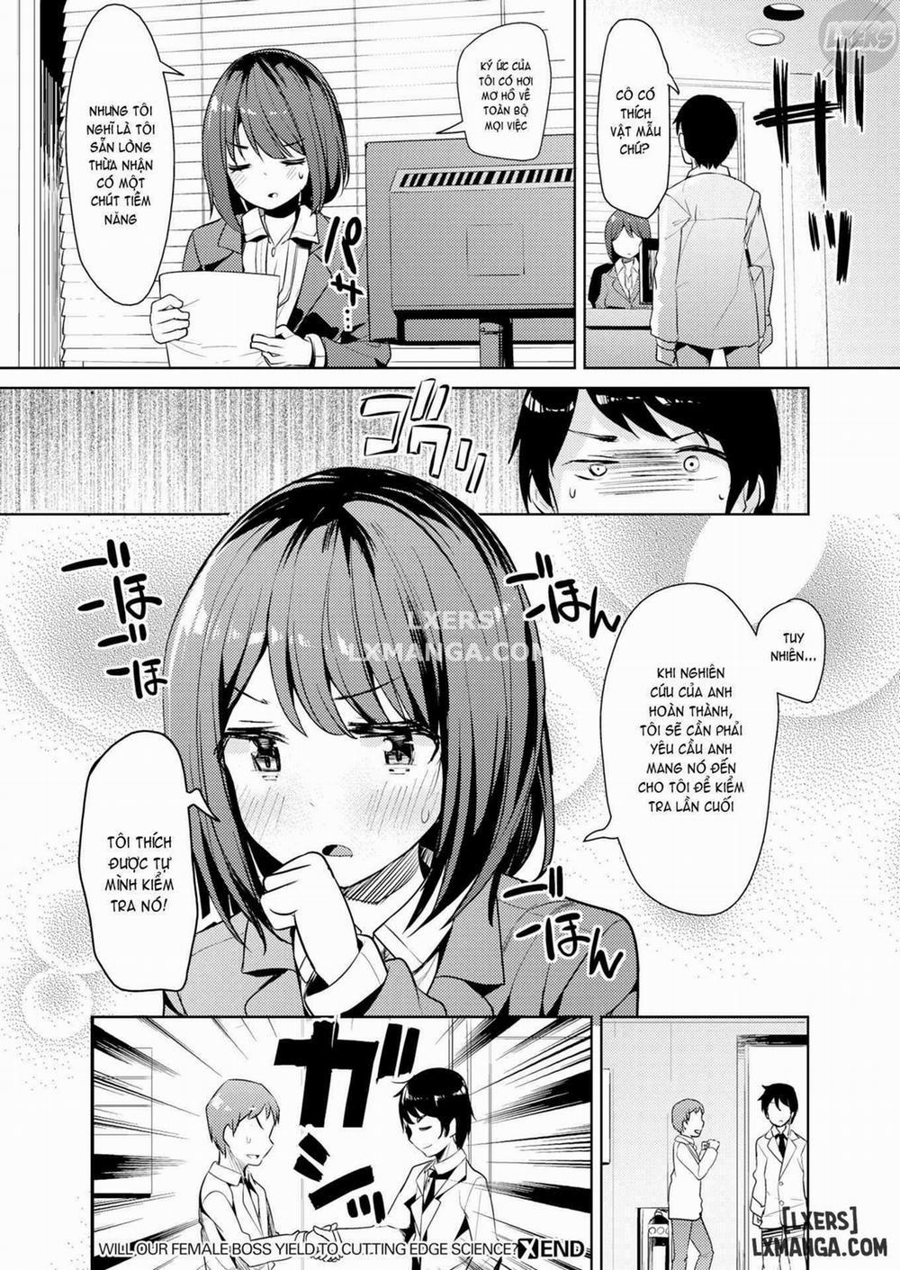 Will Our Female Boss Yield to Cutting Edge Science Oneshot trang 21