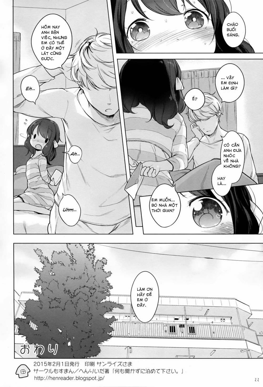 Xin hãy để em bên anh, đừng hỏi gì cả. Oneshot trang 20