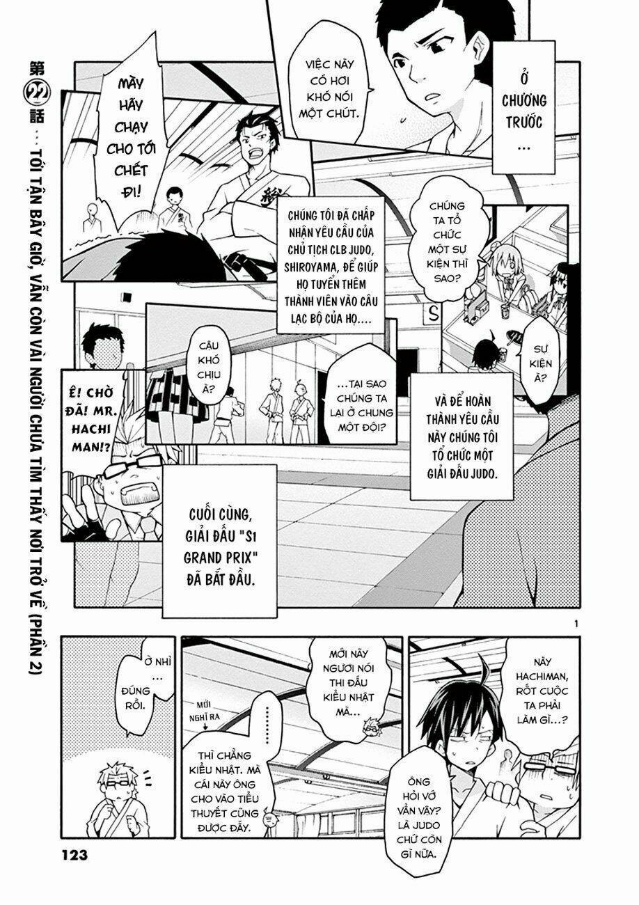 Yahari Ore No Seishun Rabukome Wa Machigatte Iru 22 trang 1