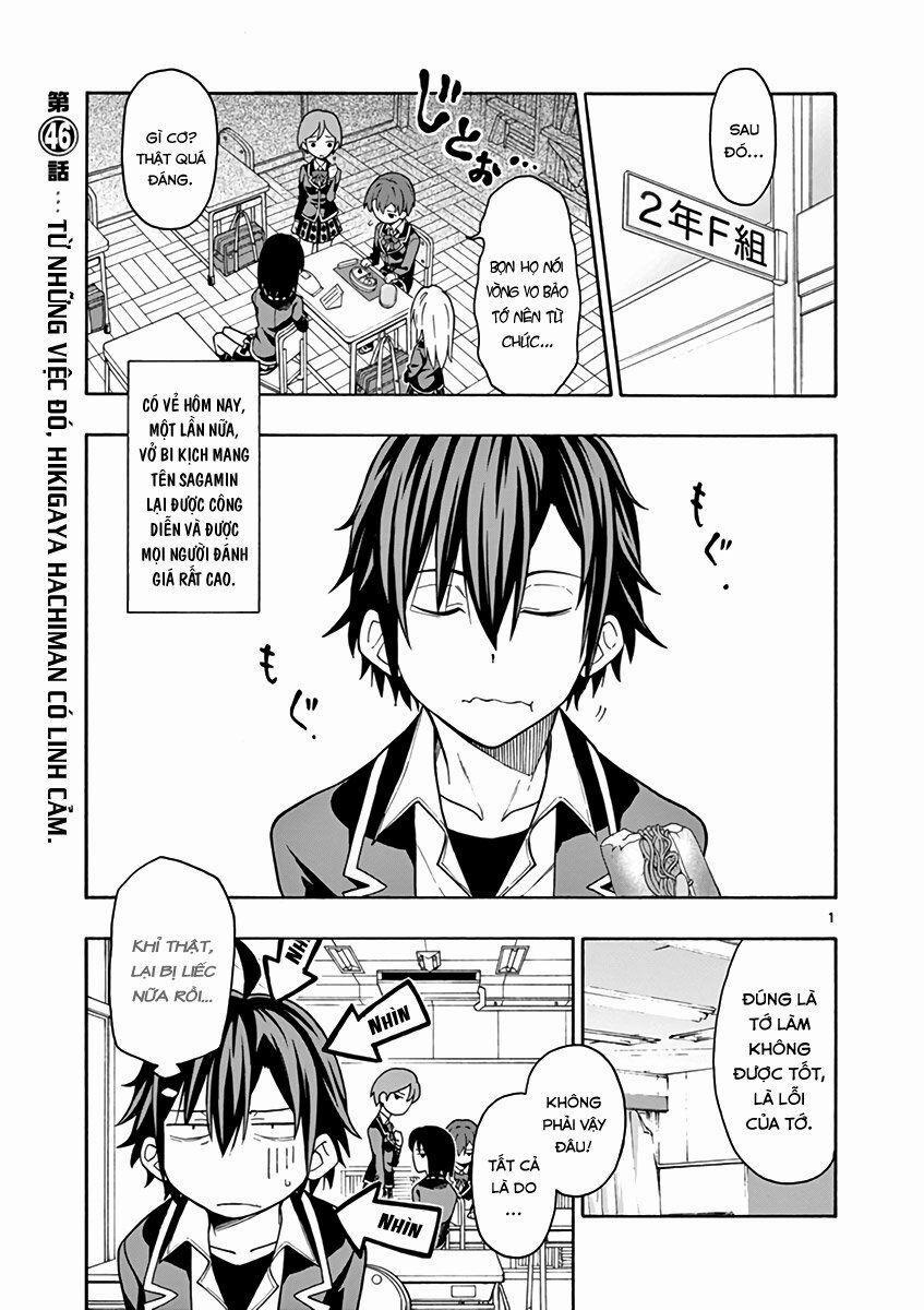 Yahari Ore No Seishun Rabukome Wa Machigatte Iru 46 trang 1