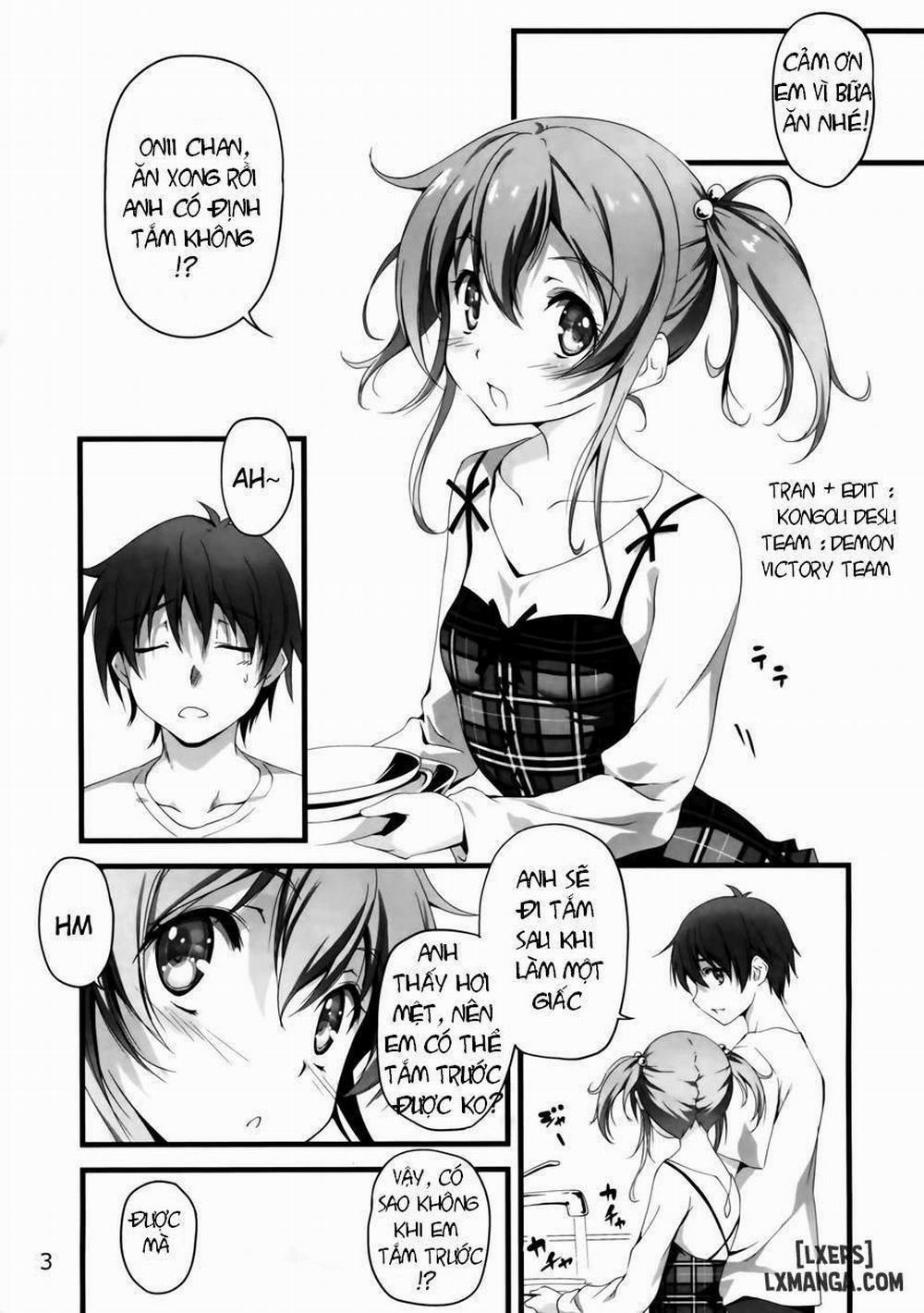 Yappari Uchi no Imouto ga Okashii Oneshot trang 2