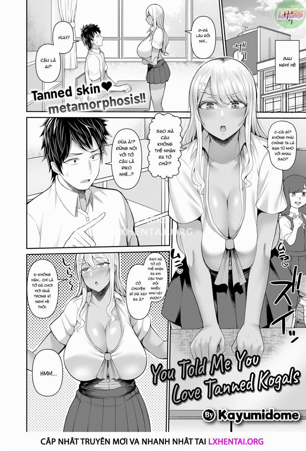Yêu màng Kogals da ngăm Oneshot trang 2