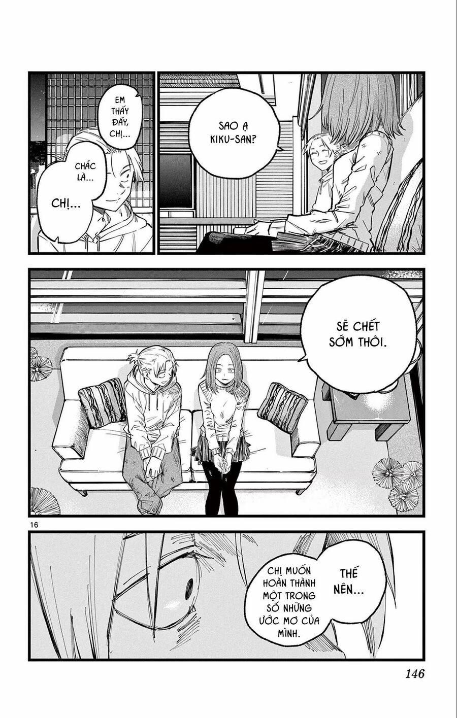 Yofukashi No Uta 157 trang 16