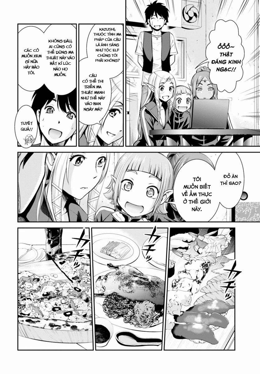 Yojouhan Isekai Kouryuuki 0.0 Đàm phán hòa bình với tộc elf trên căn phòng 4 chiếu rưỡi trang 17