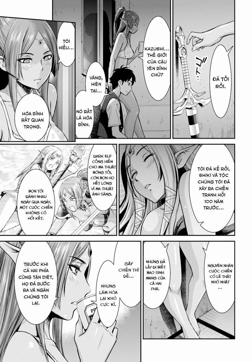 Yojouhan Isekai Kouryuuki 0.0 Đàm phán hòa bình với tộc elf trên căn phòng 4 chiếu rưỡi trang 22